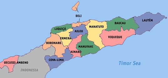 Image result for districts of timor leste