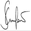 Sarah Crawford Signature