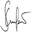 Sarah Crawford Signature