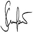 Sarah Crawford Signature