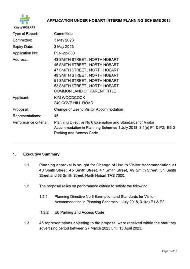Agenda of Planning Committee Meeting Wednesday, 3 May 2023